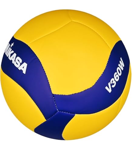 Amazon | ミカサ バレーボール メンズ バレー練習球5号 V360W-OP YBL 5